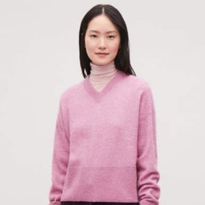 COS Purple Pullover Alpaca/Wool Sweater